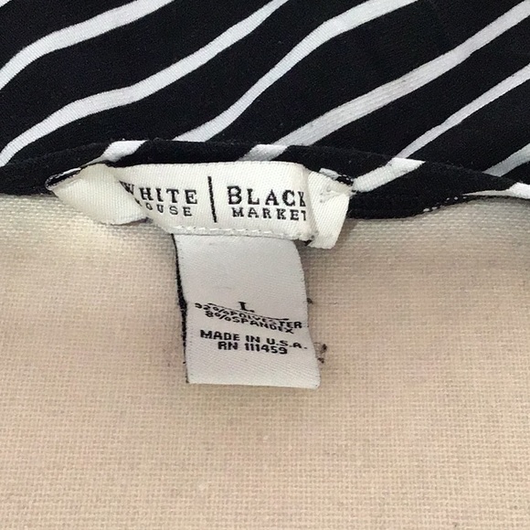 WHITE HOUSE BLACK MARKET STRIPED DRESS - Picture 4 of 4